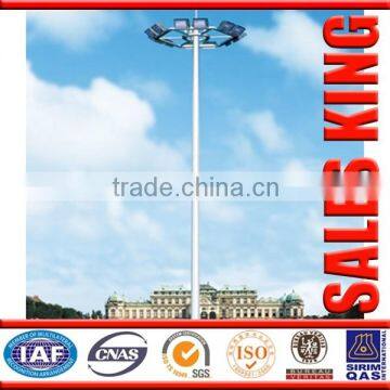 Outdoor airport light galvanized 30m solar led high mast lighting with lifting system