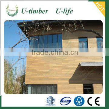 Various styles wood plastic composite WPC wall panel cladding