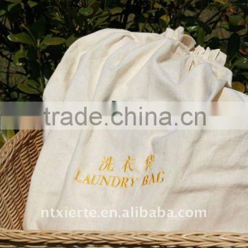 cotton hotel laundry bag/washing bag