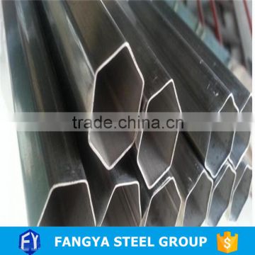 hot rolled spcc/Q195/Q215/Q235/Q345 Welded mild carbon steel hexagonal tube/pipe