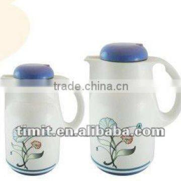 0.5L Plastic Vacuum FLask with FLower (V-H4905)