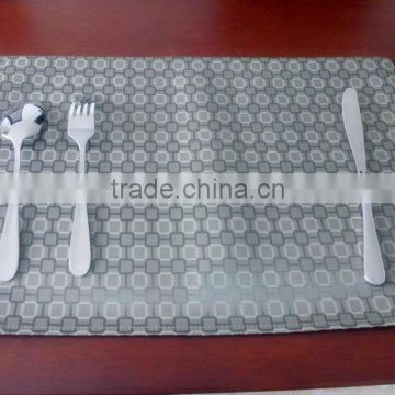 High quality dinner PVC Placemat Grid