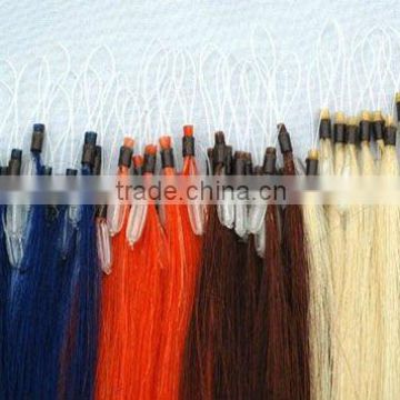 100%Human Hair Micro Loop Ring Hair Extension/Micro Bead Hair Extensions