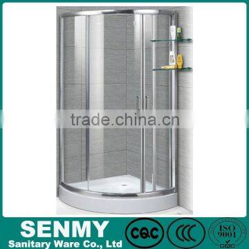 90X90CM knife type glass shower enclosure