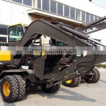 Atv Backhoe Excavator, Excavator for Sale, Excavator Parts, LG680 Excavator, Walking Wheel Excavator, 8T Wheel Excavator