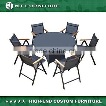 outdoor folding chair and table dining furniture set