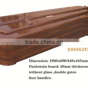 E003 solid wood spanish coffin