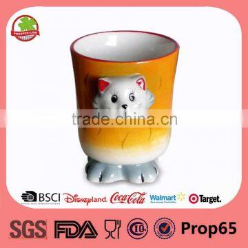 Ceramic Emboss 3D Animal Shape Coffee Mug photo-4
