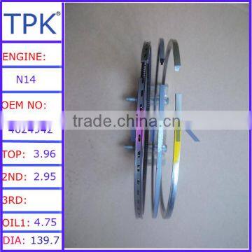 N14 engine piston ring set,3804500 4089489 4024942