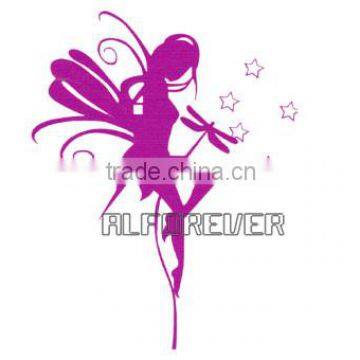 Pink Angel wall sticker decal with transfer film