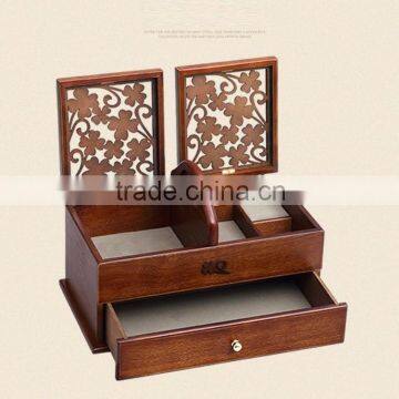 for hotel use wooden jewelry box ,makeup box and gift box