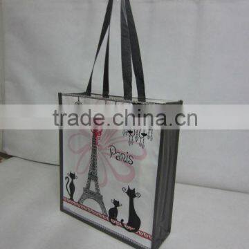 2014 wholesale cheap promotional reusable custom non woven shopping bags with logo