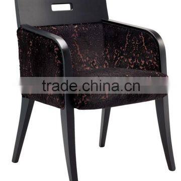 Foshan furniture wooden hotel arm chair XY2648