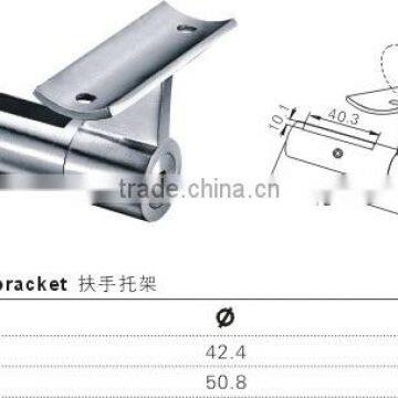 satin stainless steel railing bracket