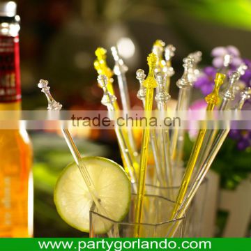 PS plastic food grade cocktail stirrer swizzle stick