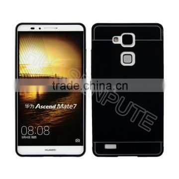 Breaking Proof Metal Mirror Bumper Phone Cases for Huawei Mate 7