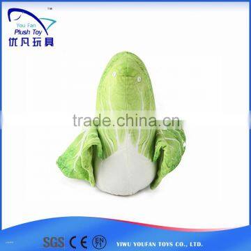 factory custom printcabbage stuffed plant cusion soft toy