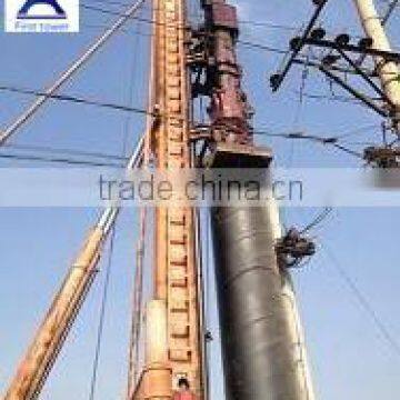 Hot-dip-galvanized Electrical Line Tubular Steel Pole Tower photo-3