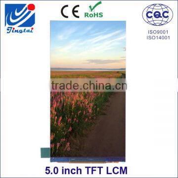 China low price 5 inch tft mobile phone lcd screen with HX8394F driver IC