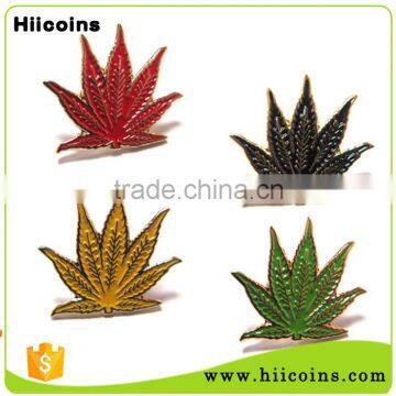 Lapel Pin Manufacturers China Soft Enamel Maple Leaf Badge                        
                                                Quality Choice