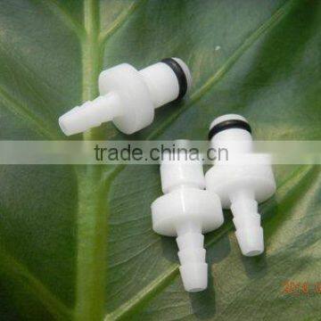 1/8" POM NBR mini plastic quick disconnect coupling insert plug