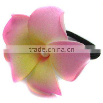 Frangipani hair band, plumeria elastic hair band JYF00841