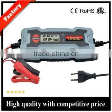 LCD display 6/12v 3.8A UltraSafe Smart Battery Charger