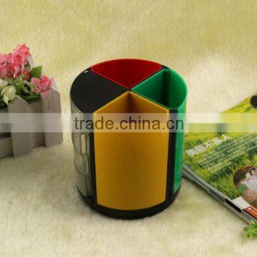 clear acrylic wall-mounted pen holder