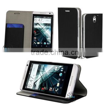 FANCY SLIM FLIP COVER CASE FOR HTC DESIRE 610,WITH CREDIT CARD HOLDER