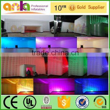 Trade show tent type giant inflatable colorful tent for sales