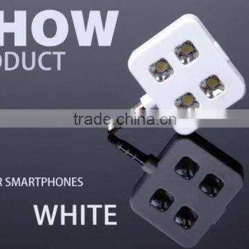 For Ios and Android Universal Mini 4 LED Camera Flash Selfie Fill Light Selfie Night Photo photo-3