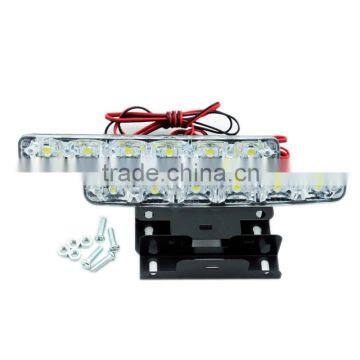White LED With 8 LED Daytime Running Lights Set photo-4