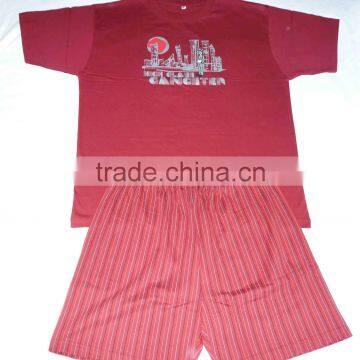 MENS COTTON SHORT PAJAMA SET