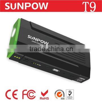 sunpow 12v 13600mah mini and hot-selling Pocket Car Jumper professional car booster