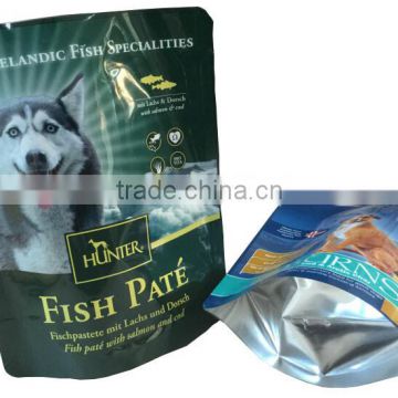 Standing Up Pouches Retort Wet Pet Food Bags