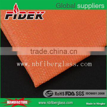 Fireproof silicone rubber fiberglass cloth