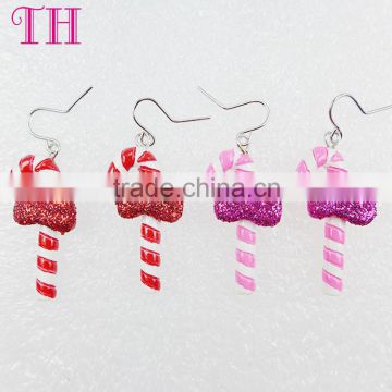 China cute style plastic design clip pressure earrings