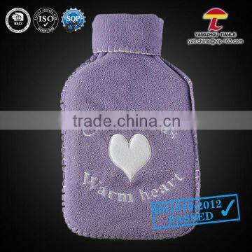 AZO faux fur hot water bag cover Cold hand warm heart