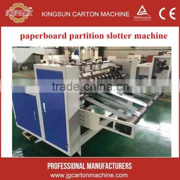 Carton box making machine / paperboard partition slotter machine