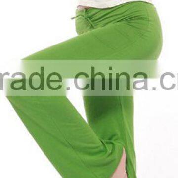 ladies custom modal fibre yoga shirt and pants