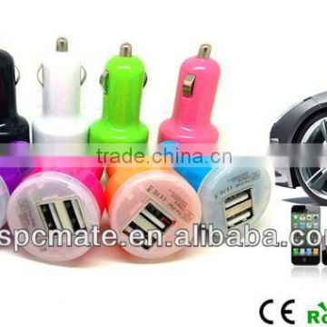 Single port 2.1A car charger /colorfull car charger /mini car charger