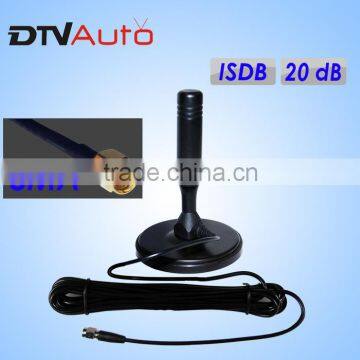 Professional Supplier SMA Connector Antenna Magnetic Base ISDB-T TV Antenna