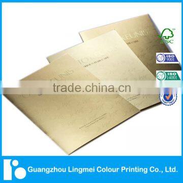 Colourful Saddle Stitching Hair Care Product Pamphlets Printing With Top Quality
