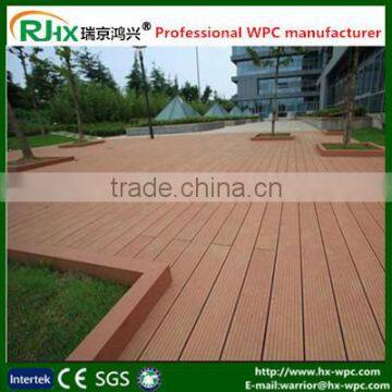 Hollow Design Black Plastic Composite Deck Board photo-6