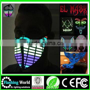 Fashion Masquerade Neon Party Mask, Party Supplies Fashion Flashing Neon Party Mask photo-5