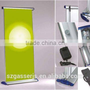 BEST customized roll up banner stand good quality aluminum banner roll up