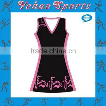 New style custom made sublimation netball dress