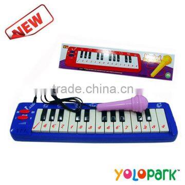 Electronic plastic musical toy learn piano keyboard gift toys