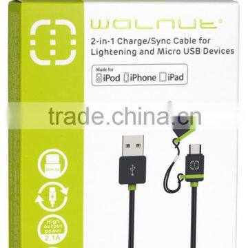 2 in 1 Charge and Sync Cable With High Quality photo-2