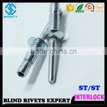 BUTTON HEAD STRUCTURAL KLIK-LOCK RIVETS